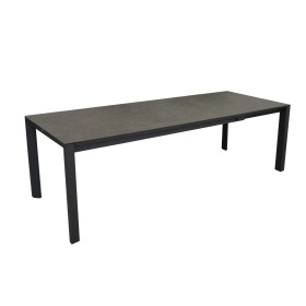 Table Milo 190/260*90 Aluminium Grey HPL Anthracite OCEO