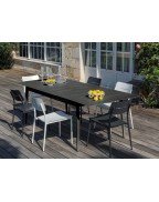 Table Dublin 180/240/100 Alu Graphite OCEO