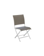 Chaise Elégance pliante OCEO Sand / Souris