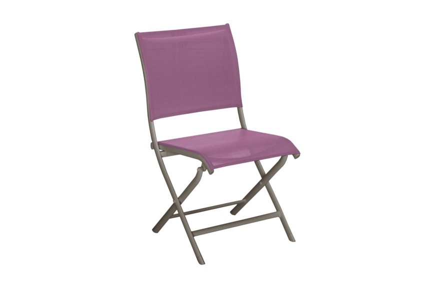 Chaise Elégance pliante structure Taupe OCEO