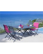 Chaise Elégance pliante structure Taupe OCEO
