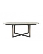 Table ronde extensible Bastingage 146/206x146cm LES JARDINS