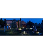 Torche solaire à LED Tinka H62 Alu Gris Espace LES JARDINS