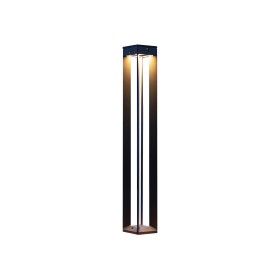 Borne solaire LED Alu Gris Espace 500 Lumens H.90 LES JARDINS