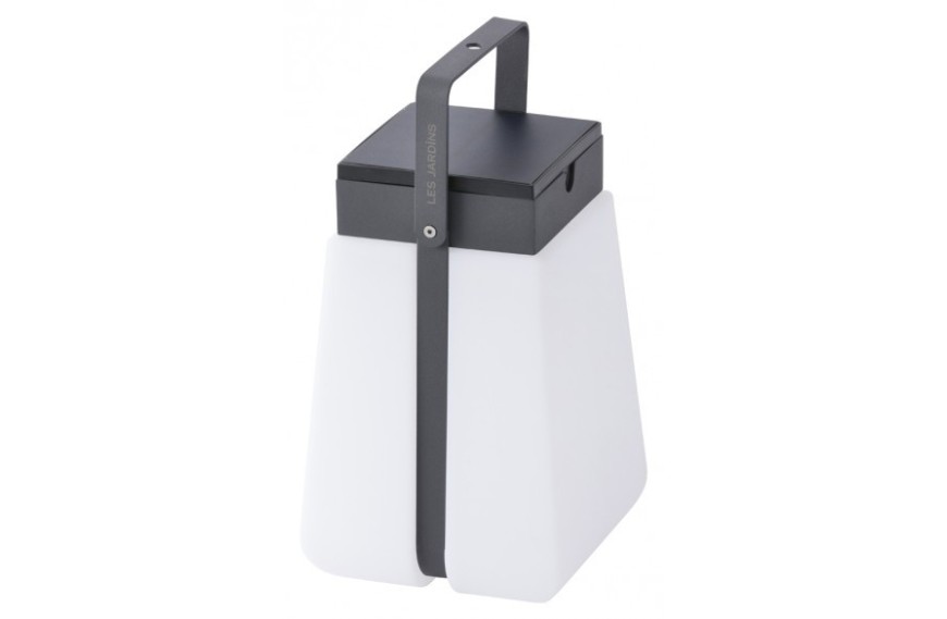 Lampe solaire de jardin nomade BUMP Les Jardins en aluminium muscade, 500 lumens