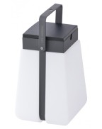 Lampe solaire de jardin nomade BUMP Les Jardins en aluminium muscade, 500 lumens