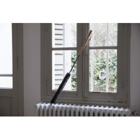 Brosse pour radiateur 85 cm Andrée Jardin en poils de chèvre et bois de hêtre pour nettoyage efficace
