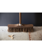 Tête de balai 33 cm en fibres végétales Andrée Jardin pour sols intérieurs et extérieurs