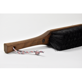 : Balayette en crin noir 34 cm Andrée Jardin bois de frêne thermo-chauffé