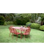 Chaise Lorette - FERMOB - Gris orage