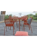 Chaise Lorette - FERMOB - Gris orage