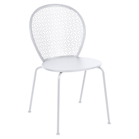 Chaise Lorette - FERMOB - blanc coton 