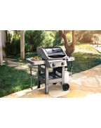 Barbecue Spirit II E210 et Plancha émaillée Weber