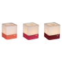 Lot de 3 photophores Cuub FERMOB