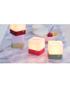 Lot de 3 photophores Cuub FERMOB