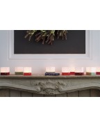 Lot de 3 photophores Cuub FERMOB