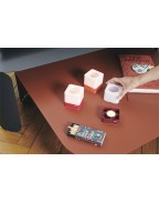 Lot de 3 photophores Cuub FERMOB