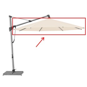 Toile de parasol écru pour SOMBRANO diam 350 - Glatz