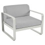Fauteuil Bellevie - Coussins gris flanelle FERMOB