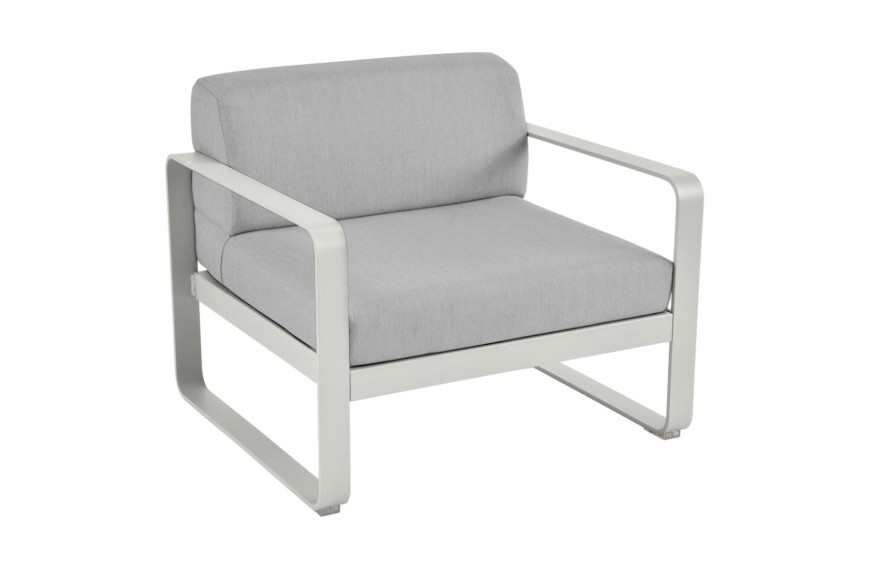 Fauteuil Bellevie - Coussins gris flanelle FERMOB