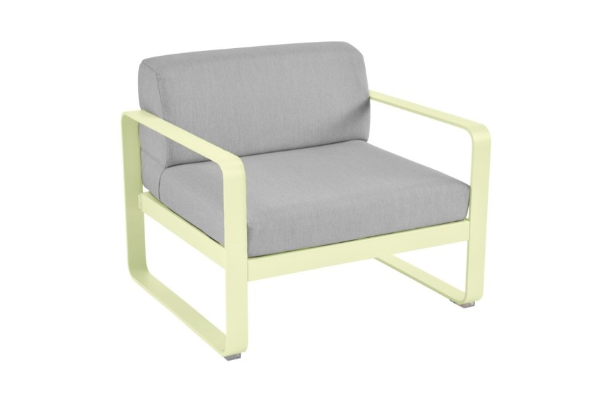 Fauteuil Bellevie - Coussins gris flanelle FERMOB