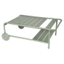 TABLE BASSE A ROUES LUXEMBOURG FERMOB