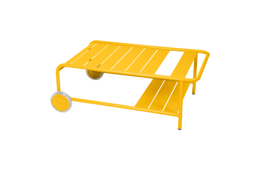 TABLE BASSE A ROUES LUXEMBOURG FERMOB