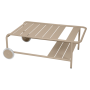 TABLE BASSE A ROUES LUXEMBOURG FERMOB