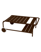 TABLE BASSE A ROUES LUXEMBOURG FERMOB