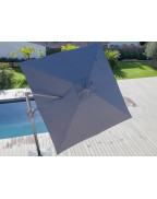 Parasol déporté orientable 3*3 PROLOISIRS