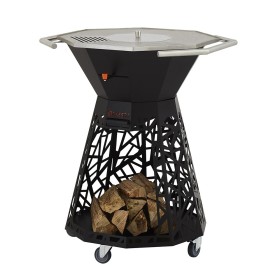 Brasero / barbecue Inox design à bois - FAVEX