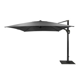 Parasol déporté 3x3 m Elios avec éclairage LED - PROLOISIRS