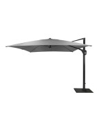 Parasol déporté 3x3 m Elios avec éclairage LED - PROLOISIRS
