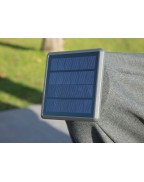 Parasol déporté 3x3 m Elios avec éclairage LED - PROLOISIRS