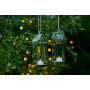 Set de 2 photophores en verre Maison avec bougies LED - SIRIUS