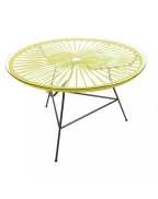 Table basse ZIPOLITE  jaune moutarde- BOQA