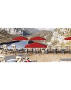 Parasol alu Smart Easy toile rectangulaire - 210 X 150 cm - GLATZ