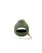 Mangeoire pour oiseaux en bambou 17.7 x 15.5 cm - POINT VIRGULE