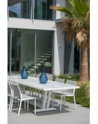 Chaise empilable AMAKA blanc LES JARDINS