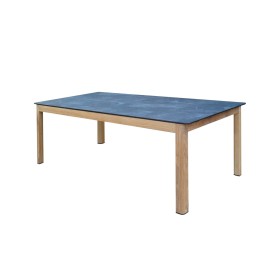 table de jardin extensible TEKURA en teck Duratek et HPL ardoise LES JARDINS 10 places