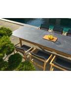 Table Tekura Les Jardins 214/305 x 100 cm