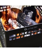 Brasero KUBIK à bois - FAVEX