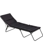 Lit bain de soleil Siesta L Aircomfort acier - LAFUMA