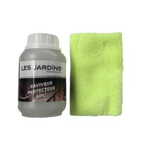 Produit 3 en 1 HPL LES JARDINS pour entretien et protection des surfaces HPL