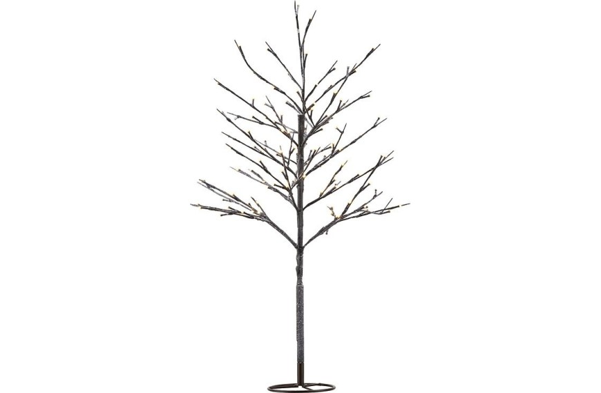 Sapin blanc de Noël Lumineux 70 led taille 120 cm - SIRIUS