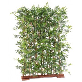 Haie de bambou japonais artificiel 150 x 110 cm - VERT ESPACE