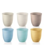 Lot de 6 verres bas TIERRA multi-couleurs - GUZZINI