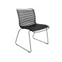 Chaise de jardin Click Houe empilable design moderne lamelles clipsables