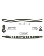 Fixation arbre & poteau pour chaise-hamacs TREMOUNT - LA SIESTA