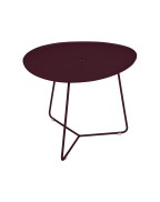 Table basse de jardin Cocotte Fermob Ø55 cm avec plateau amovible design en aluminium